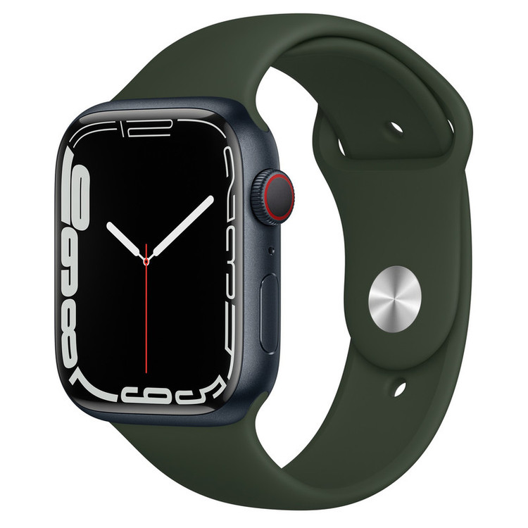 محصول نمونه تستی ساعت هوشمند اپل واچ سری 7 مدل 45mm Aluminum Case with Sport silicone Band